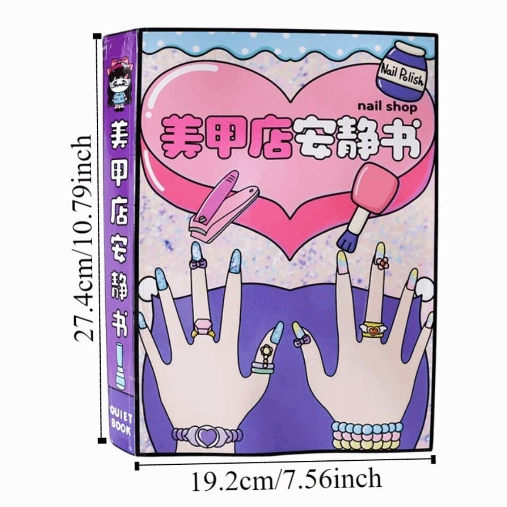 3D Design Creative Sticker Games Handmade 3D Makeup Quiet Book  Creative Play