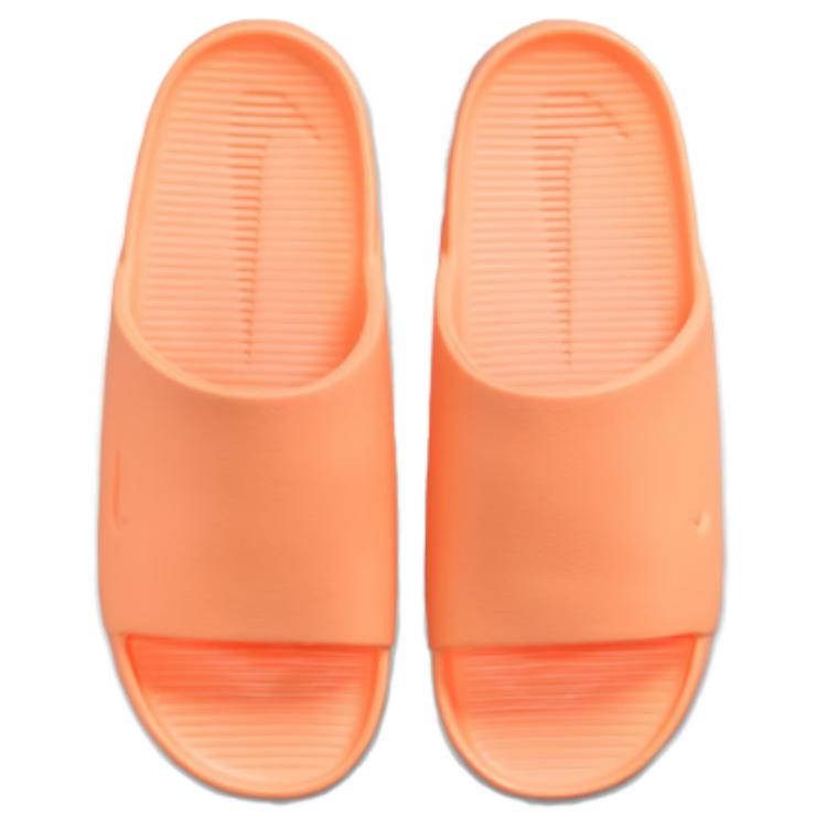 Nike Calm Slide Comfortable Versatile Non-Slip Quick-Dry Slide Sandals Women Sandals Orange DX4816-801