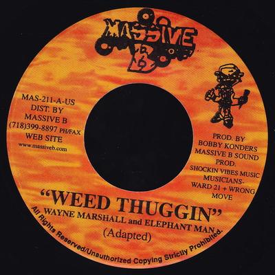 7inch Record WAYNE MARSHALL  ELEPHANT MAN  PLU - Weed Thuggin  They Want It MAS211 Massive B 2002 US Reggae Ska  Dub Used