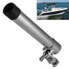 340mm Fishing Rod Holder Pole Support Bracket 360 Degree Adjustable 316 Stainless Steel Deck Mount for 25mm Steel Pipe