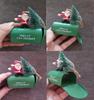 Retro Iron Christmas Pendant Antique Style Santa Claus Airplane Mailbox Santa Claus Christmas Tree Hanging Party  Decor