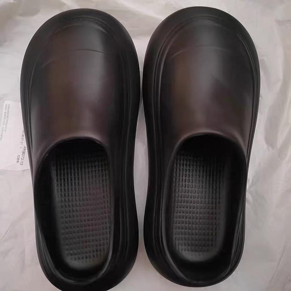 

Женские тапочки EVA Женская обувь Летняя обувь на платформе Обувь для девочек EVA Мягкая подошва Повседневные полутапочки Женская садовая обувь 34-35 чёрный