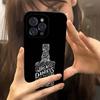 Logo Classico Whiskey J-Jack D-DanielS Per IPhone 17 16 15 14 13 12 11 Pro Max Plus Cover Nera Morbida Antiurto per Telefono