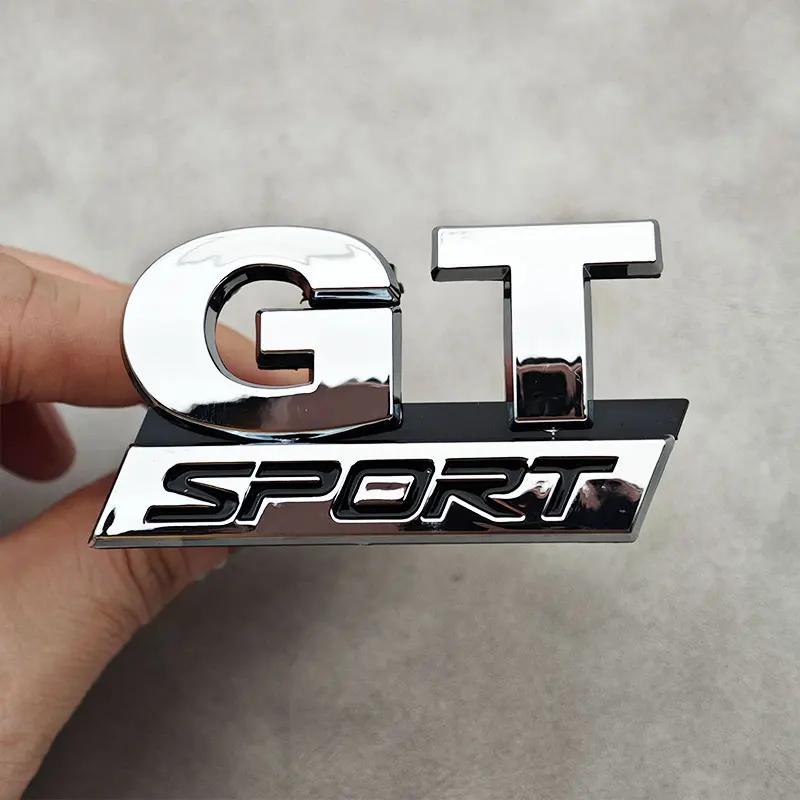 VW GTI GOLF 2026 Caliente Para VW VOLKSWAGEN Emblema de Logo GT Sport 3D ABS Insignia de Rejilla Frontal de Coche Para Volkswagen VW Polo Golf 5 MK5 Pass