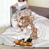 Sarah Kay With Cat Knitted Blankets Flannel Ultra-Soft Throw Blanket for Bed Bedspread