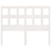 VidaXL Tête de lit Blanc 145,5x4x100 cm Bois massif de pin 818921