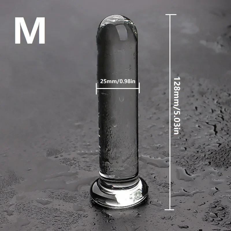 Transparent  Anal Plug Dildo Adult Sex Toys Shape Butt Plug Dildos  Anal Pleasure Sex Toys Anal Trainer For Women&Men Couple