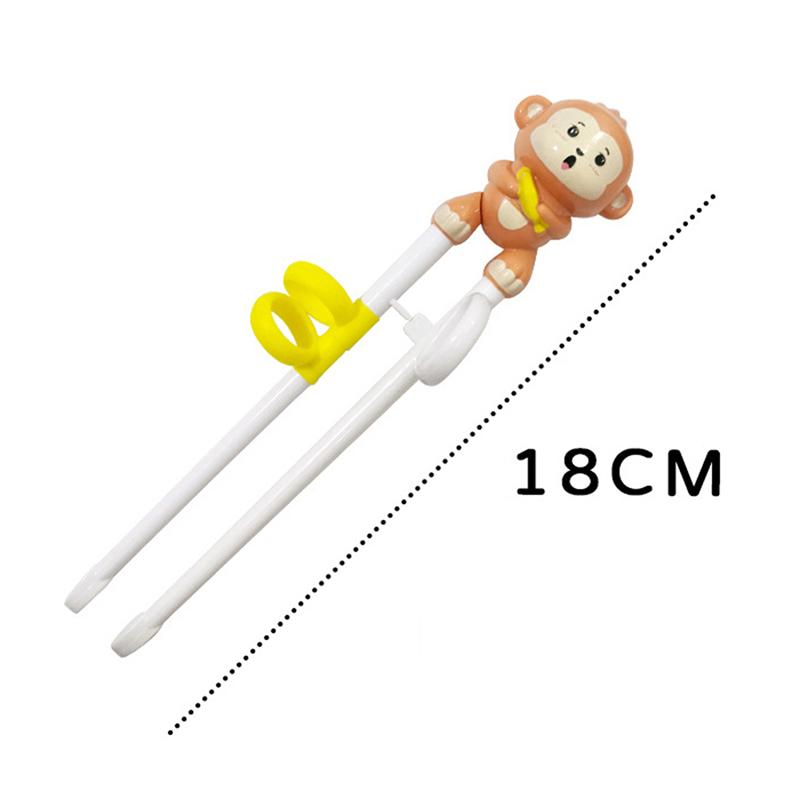 Bebek Öğrenme Yemek Çubukları Karikatür Hayvan Acemi Yemek Çubuğu Sofra Yemek Çubukları