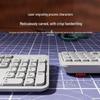 Silent Wireless Keyboard and Mouse Set for Office - White