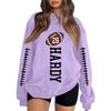 Unisex Lightweight Long Sleeve Round Neck Pullover Sweatshirt with Stylish Print