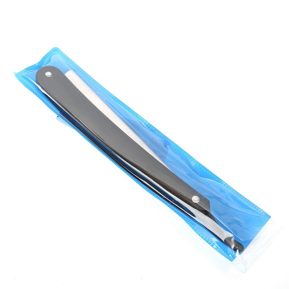 

Barber Straight Hair Clipper Salon Folding Blade with Blade Black