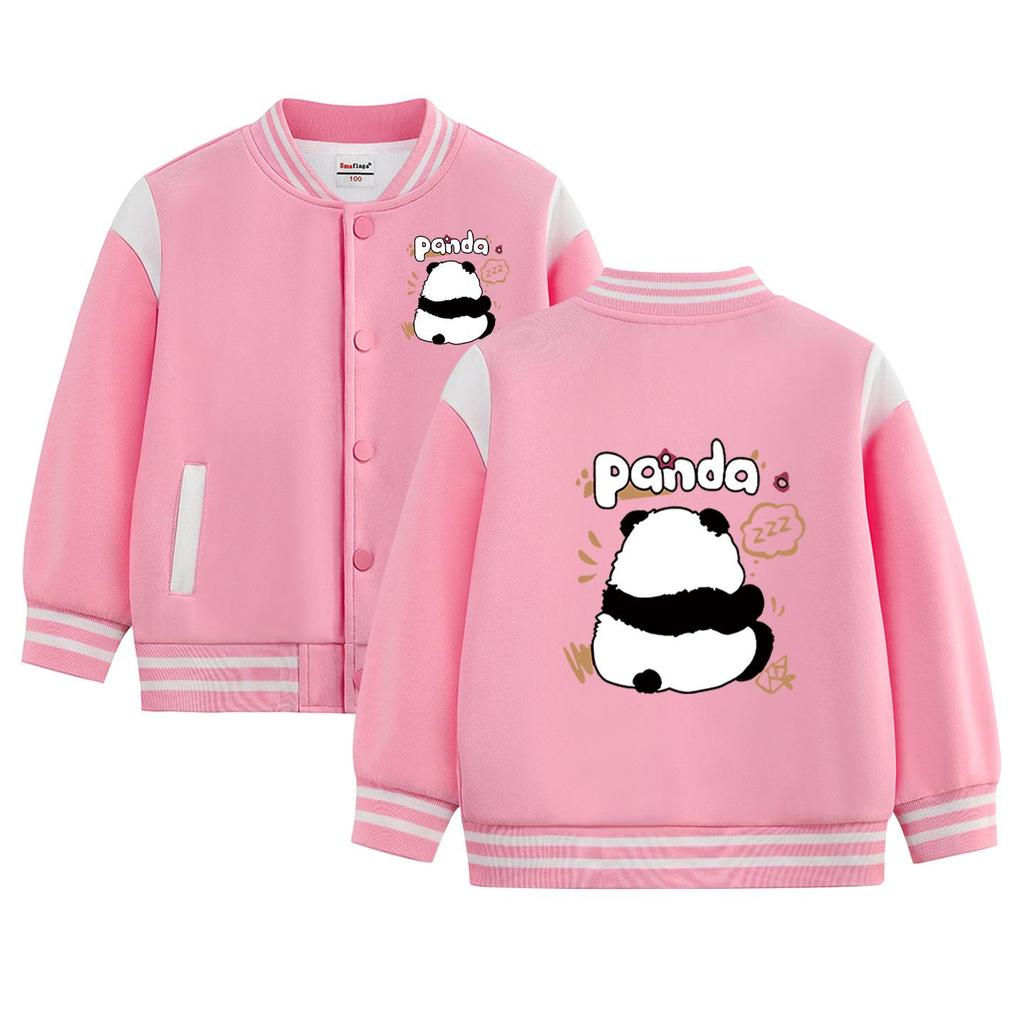 Stylische Baseballjacke mit Fleece-Futter für Jungen & Mädchen - Frühling/Herbst/Winter 2026 Kollektion
