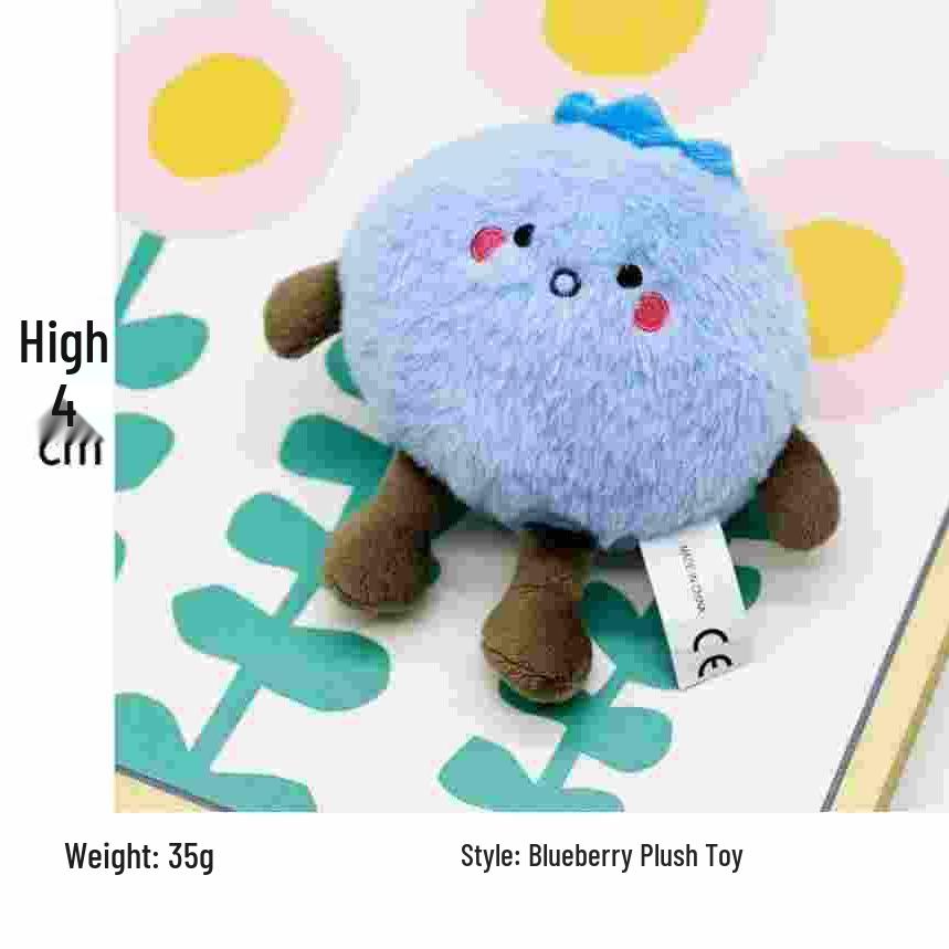 New Blueberry Plush Toy Hanging Doll