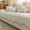 New Summer Sofa Cushion Fresh Elegant High-End Fabric Sofa Cover Anti-Slip And Anti-Cat Scratch Features Unique-Shaped Cushion