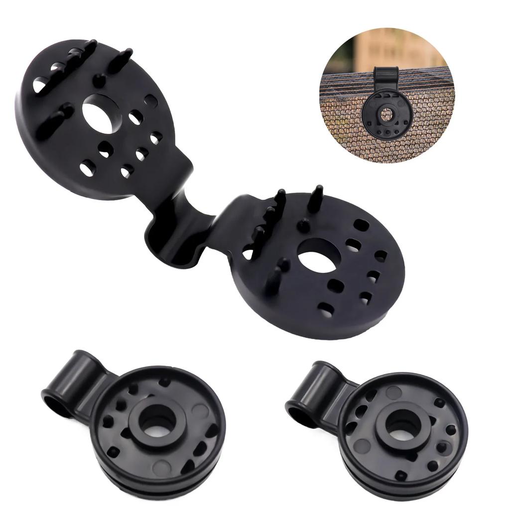 Camping Awning Garden Fixed Rod Special Clip for Sunscreen Net. Free Buckle Detachable Outdoor Shade Cover Multi-purpose Home
