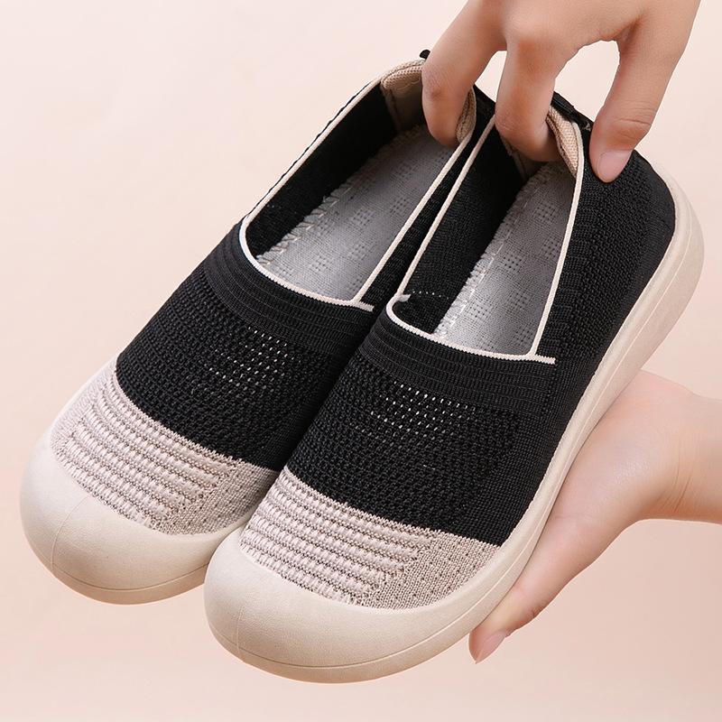 Vară nou pantofi de pânză vechi Beijing pentru femei plasă respirabil ușor casual talpă moale confortabil plasă un pedal pantofi mamă