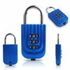 Compact Lightweight Code Lock Electroplated Steel Shackle Padlock Gym Locker