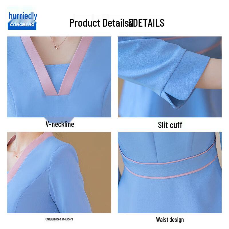 Women's Professional Beauty & Spa Uniform Suit