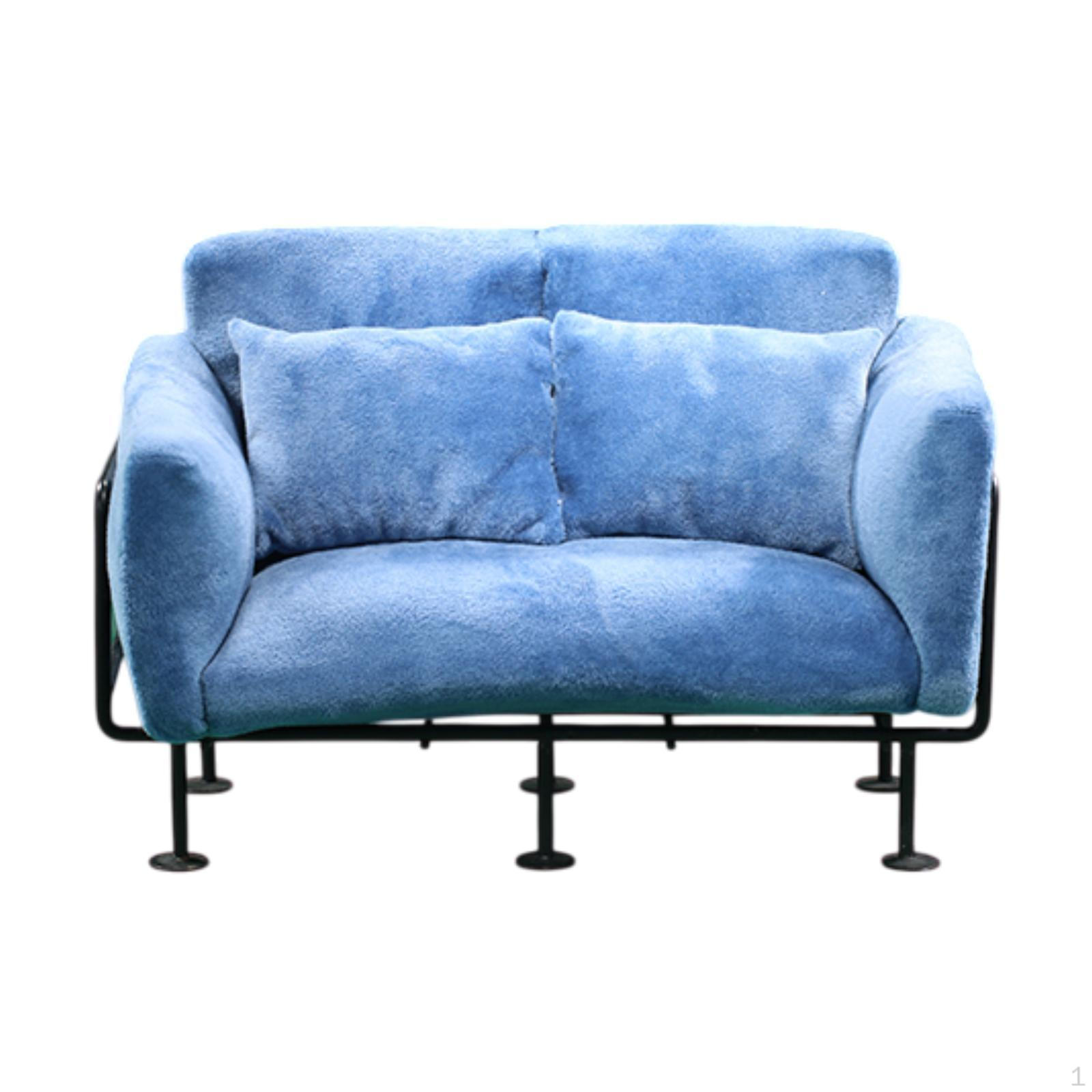 

1/6 кукольный домик двухместный диван для сцены и домашнего показа