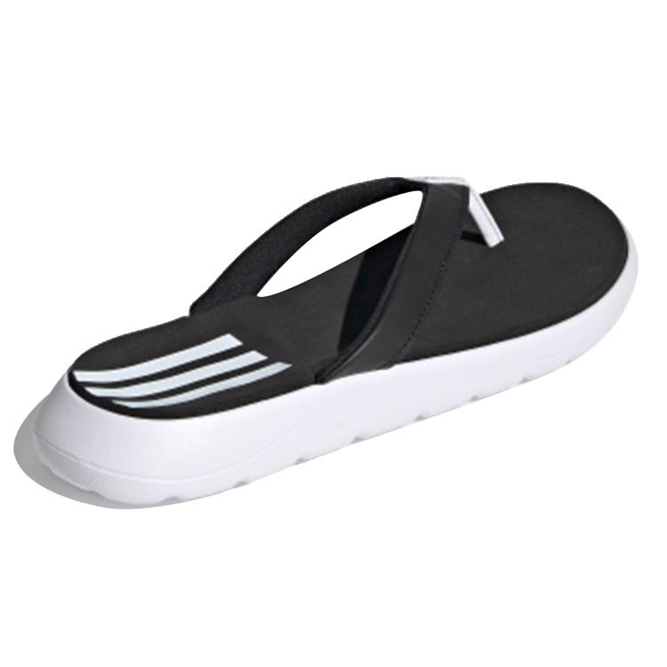 New Adidas Comfort Flip Flop 'White Black' Women's FY8656