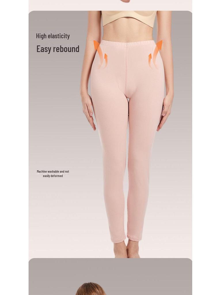 Women's Thermal Cotton Wool Leggings: Warm Autumn & Winter Underwear, Plus Size Options Available