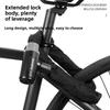Motorcycle Lock Chain With Combination Code For Commuter And Offroad Vehicles