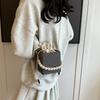 Trendy Stylish Bucket Bag Chic Casual Shoulder Handbag For Women With Soft Pu Material And Unique Design