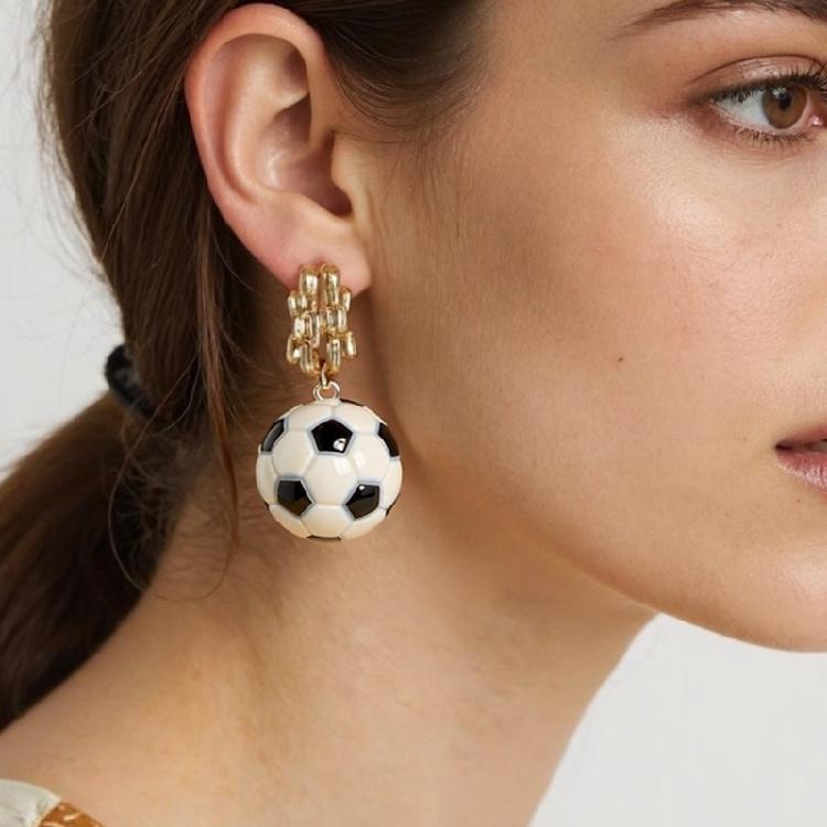 5Pieces Football Pendants Jewelry Making Part Fashion Accessory Perfect for Unique Jewelry Making and Craft Accessories