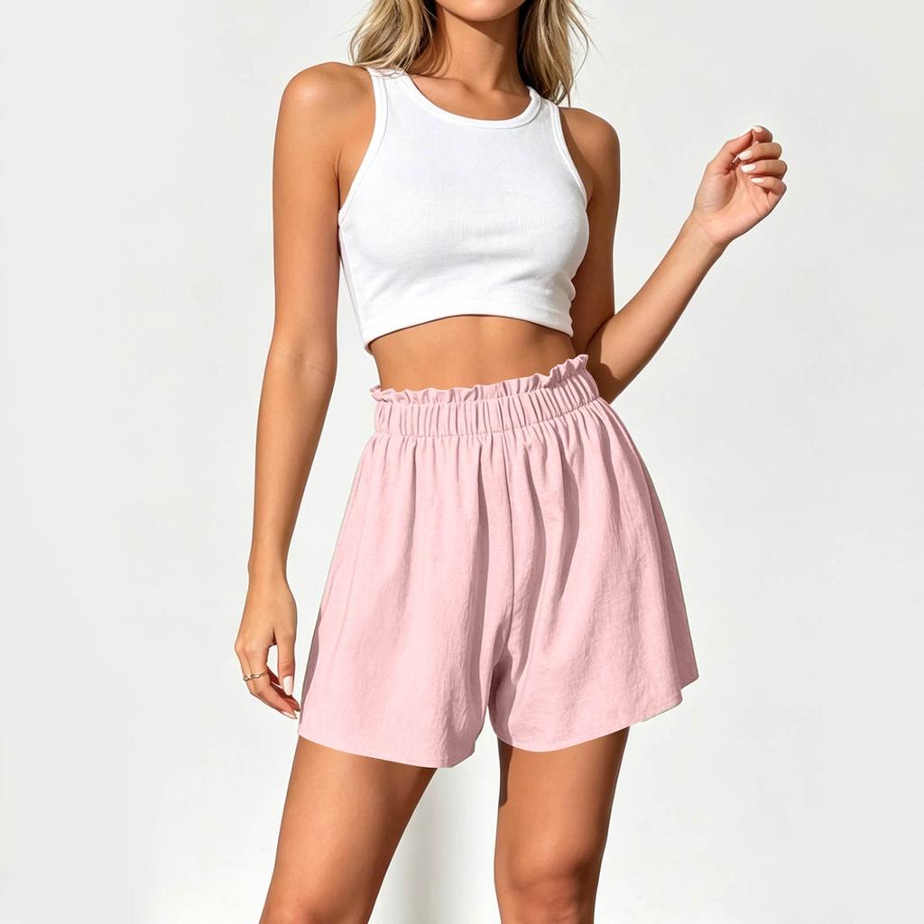 Summer Minimalist Basic Casual Shorts