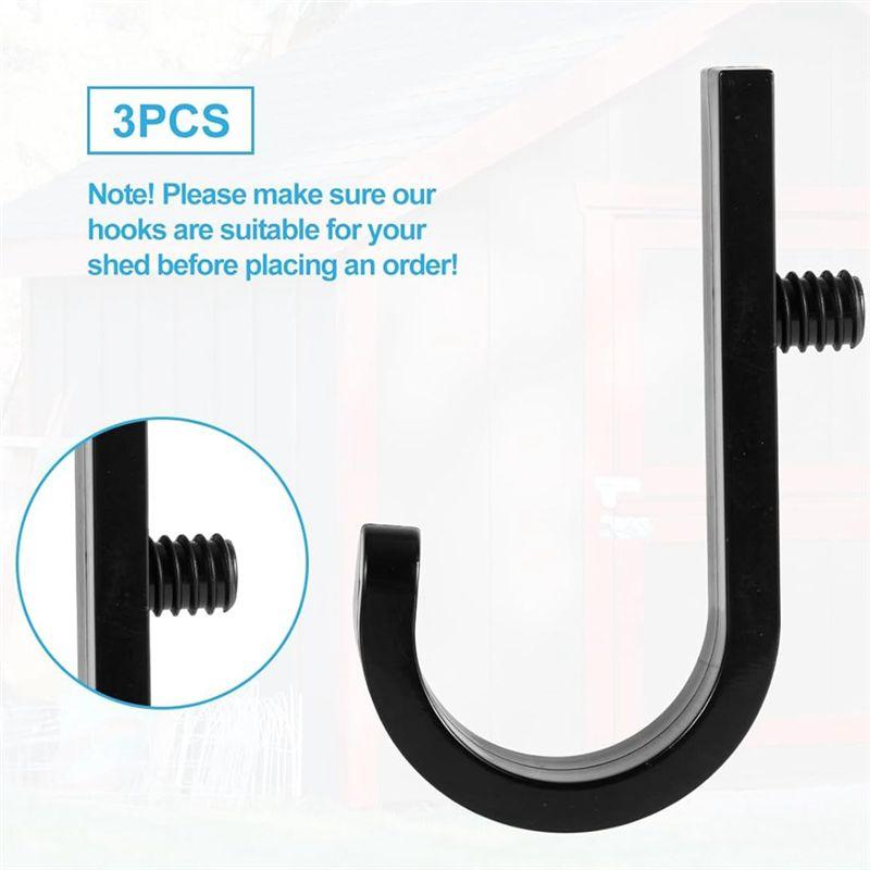 AEE2-3Pcs Tool Hooks For Shed For Suncast,Plastic Tool Hangers Practical Accessories Parts Compatible With For Suncast Shed