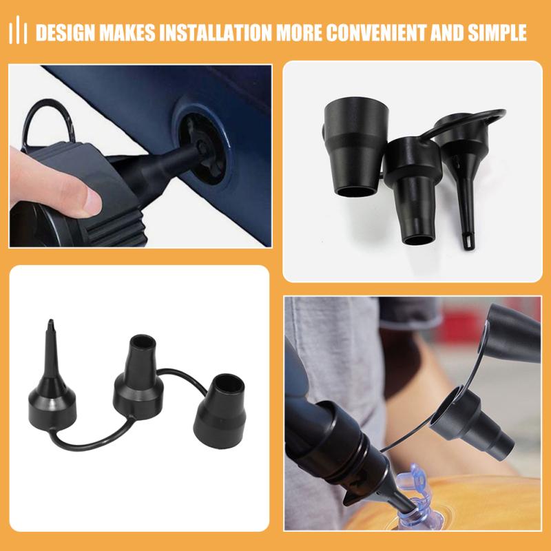 Replacement Nozzles Air Pump Nozzle For Mattress Pump Nozzles Plastic Bicycle Pump Attachments Air Bed Replacement Nozzles Air