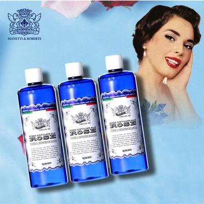 Água de Rosas Aquaallerose Roberts para Pele, 3 unid., 400ml