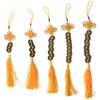 Chinese Knot Feng Shui Lucky Wealth 3/6/8/9/10 Coins For Home Car Hanging Tassel #314