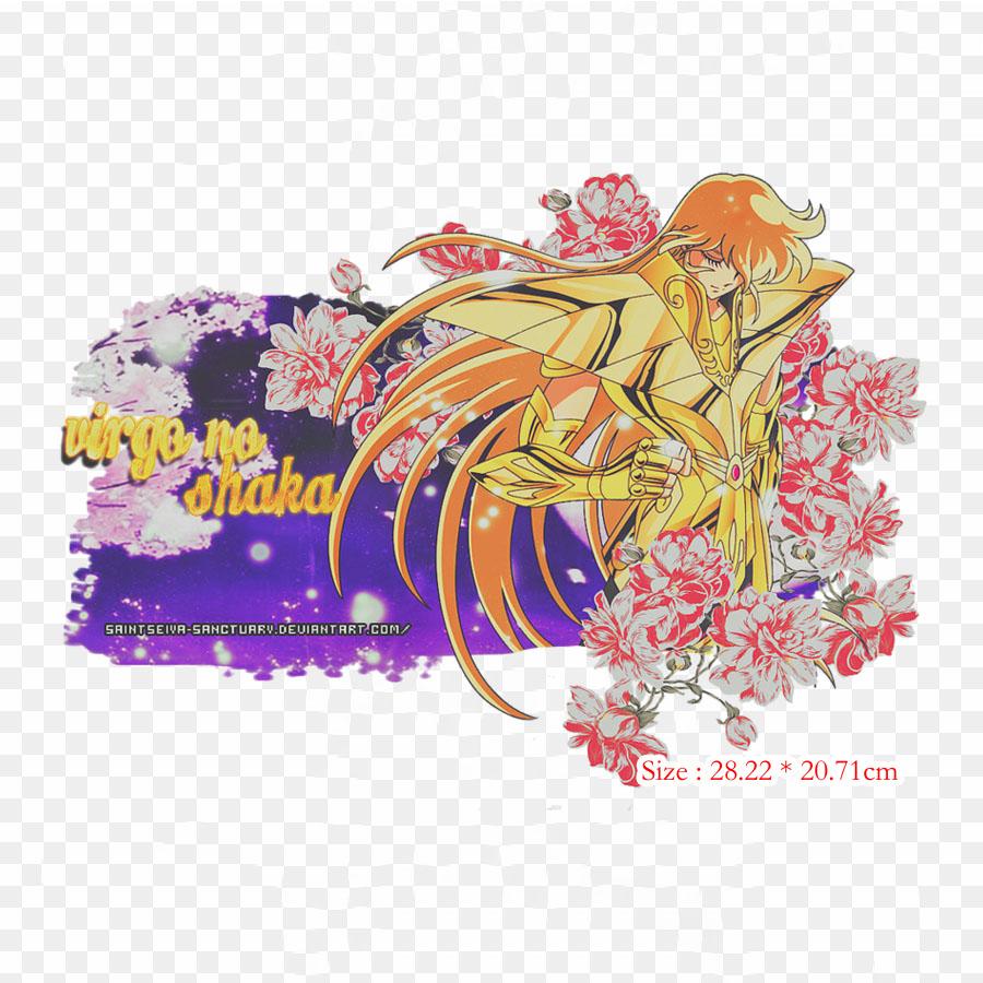 Shaka Pegasus Seiya Gemini Saga Iron On Patches For Clothing Applique Stickers On Clothes Heat-Sensitive Custom Patch