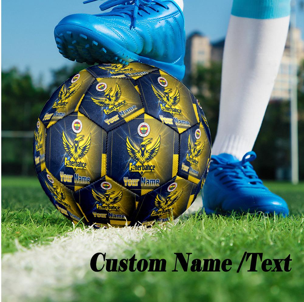 Size 5 Football Custom Name Text, Outdoor Training Soccer BallFenerbahçe FC