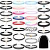 Minimalistisches europäisches & amerikanisches Lolita Spitzen Choker Halskettenset für Damen
