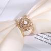 Blumen Schal Ring Clip für Damen Strass Blumen Gürtel Schal Schnalle Kunstperle Kleidung Schieber Ring für Kleidung Hemd Schal Zubehör