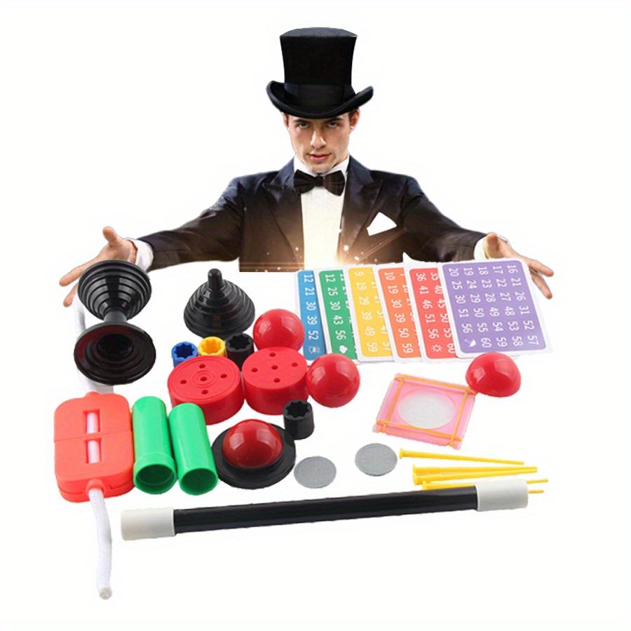 Magic Prop Set Various Interesting Trick Beginner Easy to Use for Stage Street Magic Show Party Game Birthday Gift Magic JXB