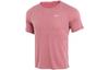 Nike T Shirts Men's Pink Crew Neck Moderate Straight Fit DD1535-614