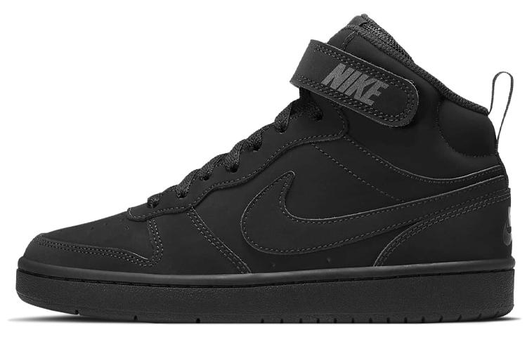 Nike Court Borough Mid 2 GS Triple Black 36