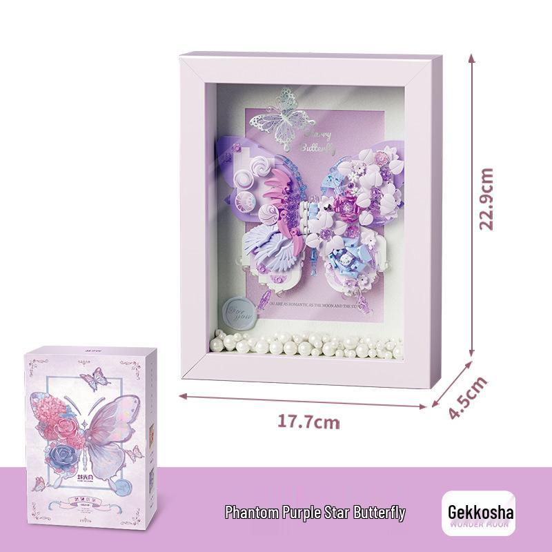 

Moonlight Society Starry Butterfly Micro-Blocks: Dreamy Creative Festival Gift for Girls