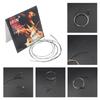 Cello Strings Replacement Full Sets with Steel Core Nickel Plated Ball End Nickel Chromium Wound Musical Instrument Part
