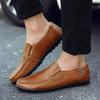 Foreign Trade Clearance Men's Doudou Shoes Genuine Leather Summer Gas Large Size Shoes Casual Shoes Men's Leather Shoes One Pedal Shoes