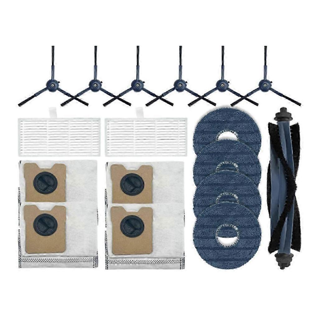 15 Pcs for Omni C20 Sweeping Robot Accessories Cleaner Parts Replacement Main Side Brush Mop Filter