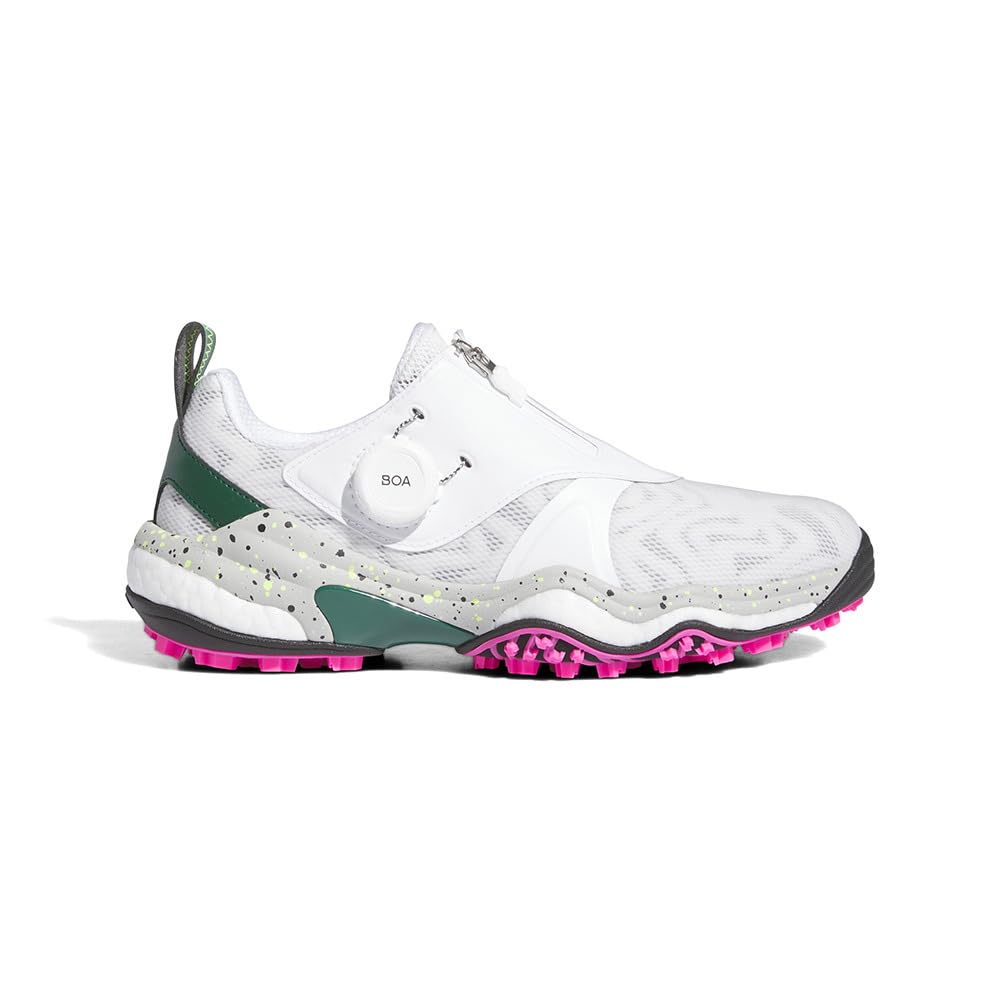 

Обувь для гольфа Code Chaos 25 Boa Footwear Green cm 2E [Adidas Golf] Женские белые/серебристые металлические/колледж 23.5