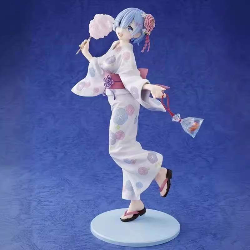 Re: A different world life from scratch, kimono, rem, rem, yukata, boxed figures
