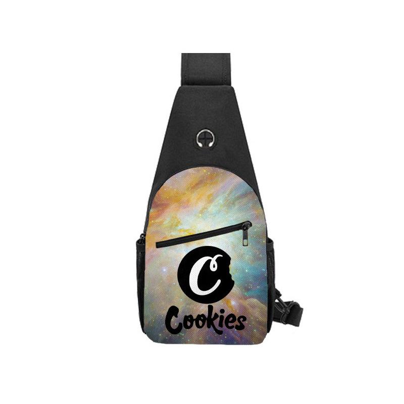 Cook Men'S Crossbody Bag Breast Bag Simple Luggage Oxford Cloth Fashion Waterproof Shoulder Backpack Tide Ins
