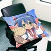 Konata Izumi LLucky SStar Anime Celebrity Merchandise AllMatch Printed Pillow Case Sofa Car Office Room Decoration Protector