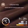 Women's Double-sided Plush Layer Top: Round Neck, Long Sleeve, Thick, Warm, Slim-fit, Brushed, Autumn/Winter Style 2025.