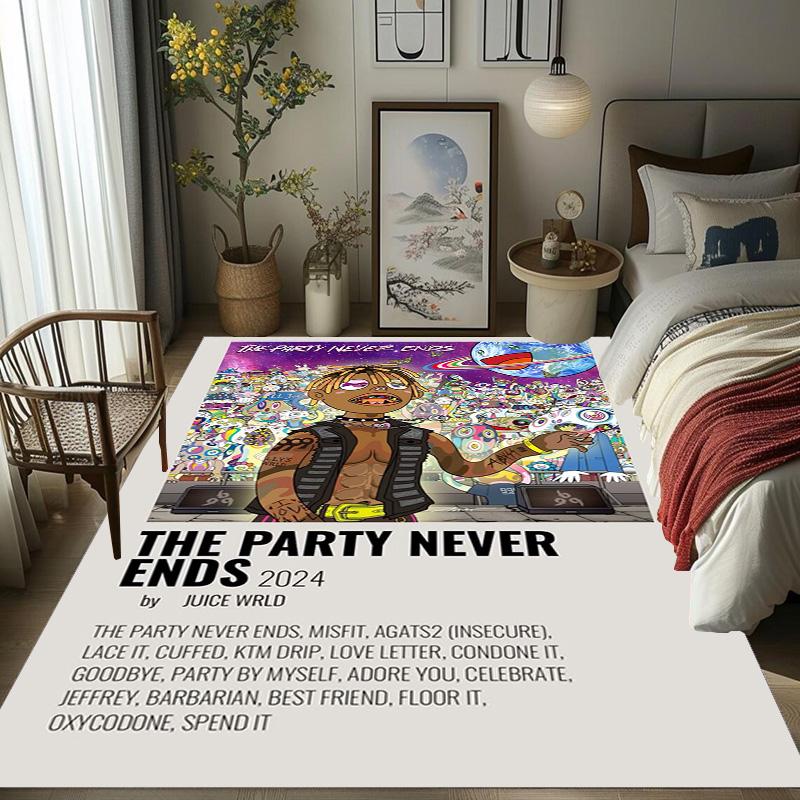 Juice Wrld: Legacy Sound Carpet Suitable for All Seasons Living Room and Bedroom Mats Art Bathroom Mat Office Chair Cushion